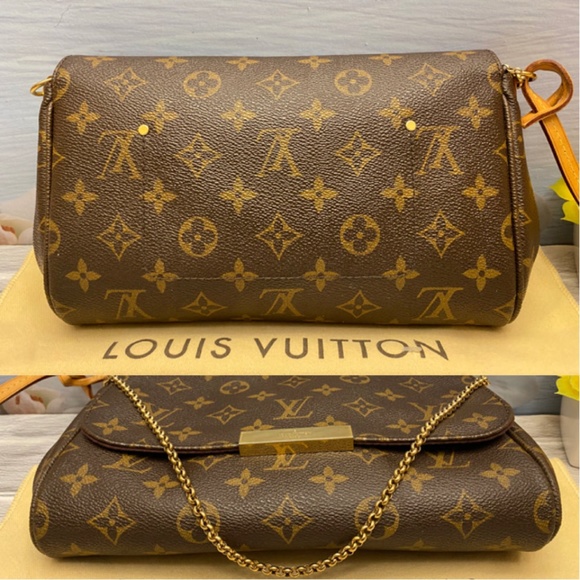 Louis Vuitton Favorite MM Monogram Chain Clutch Crossbody (DU4173) - Picture 10 of 12